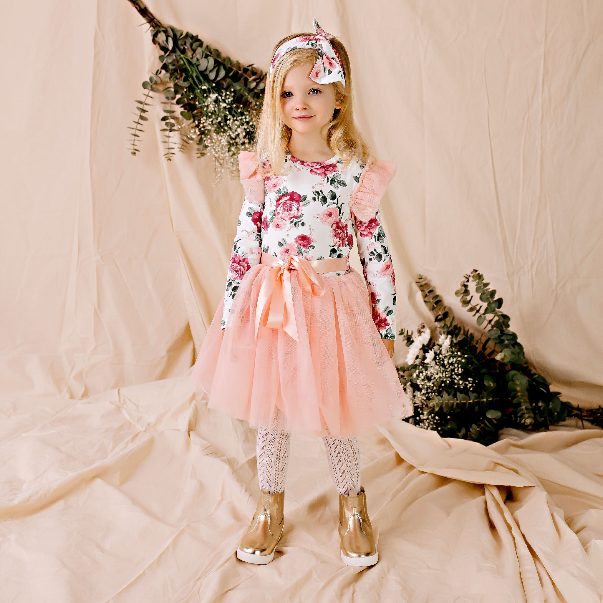 Tilly Floral L/S Tutu Dress