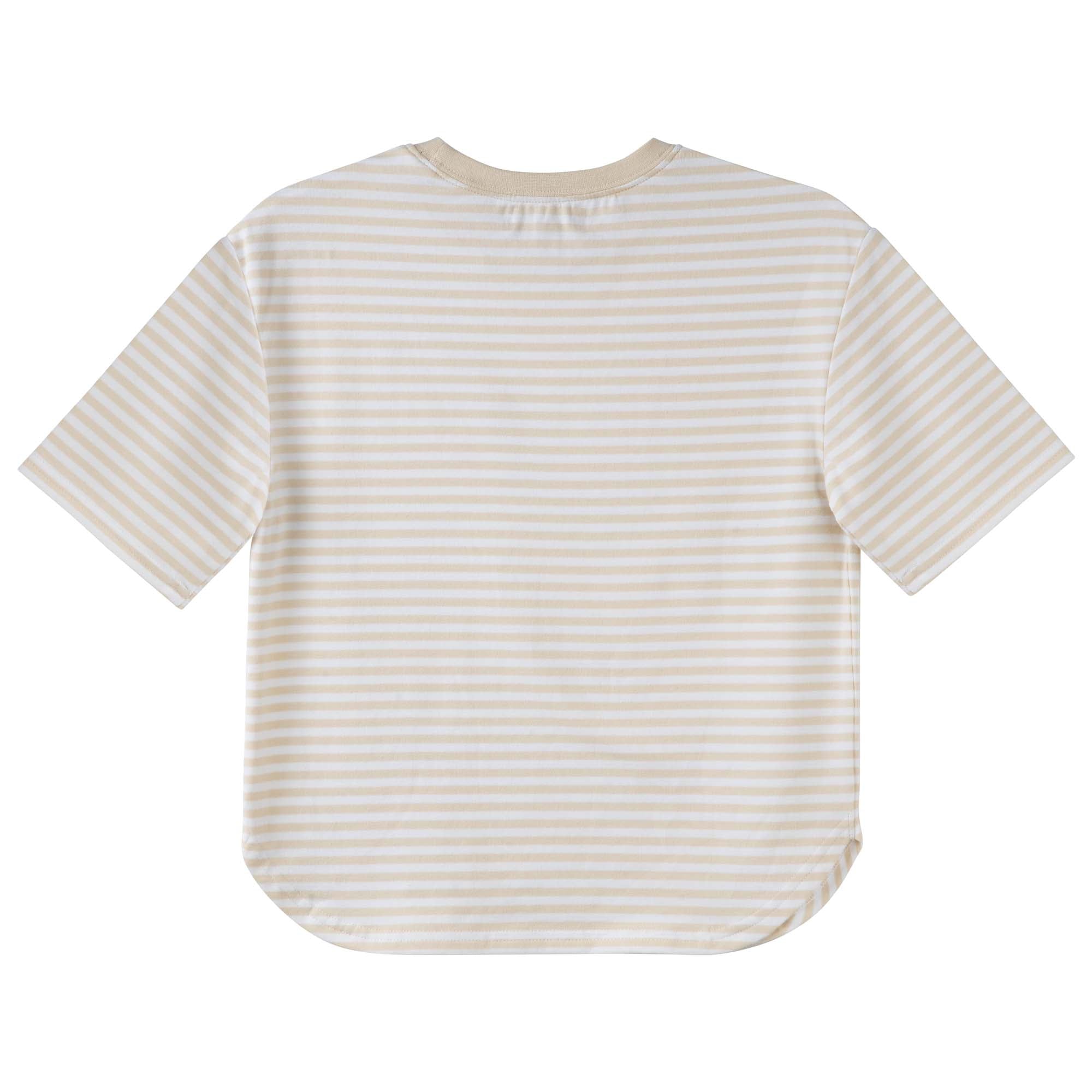 Hugo S/S Stripe T-Shirt - Oat