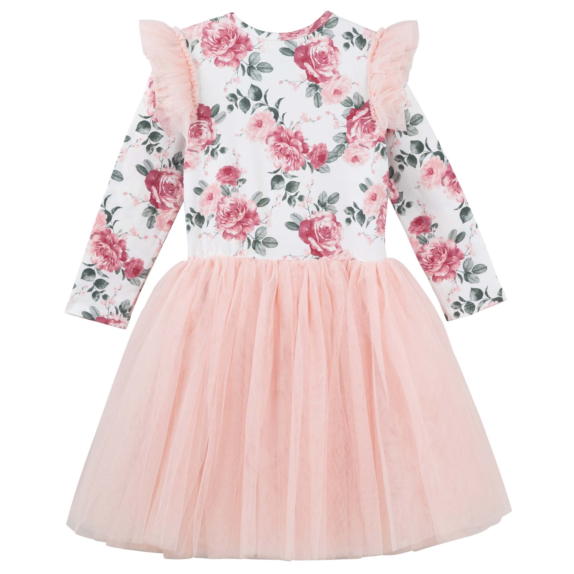 Tilly Floral L/S Tutu Dress