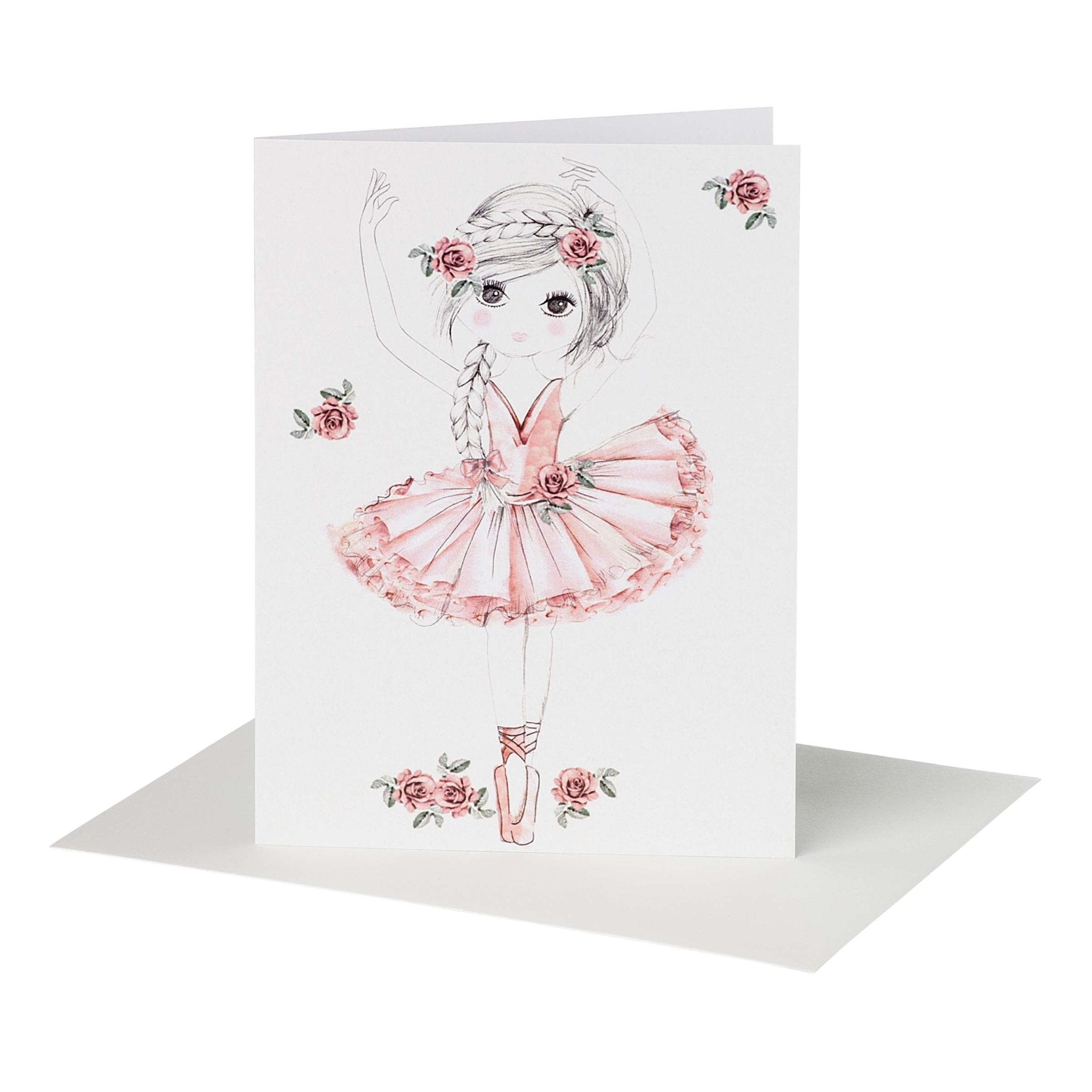 Ballerina Tutu Greeting Card - Designer Kidz