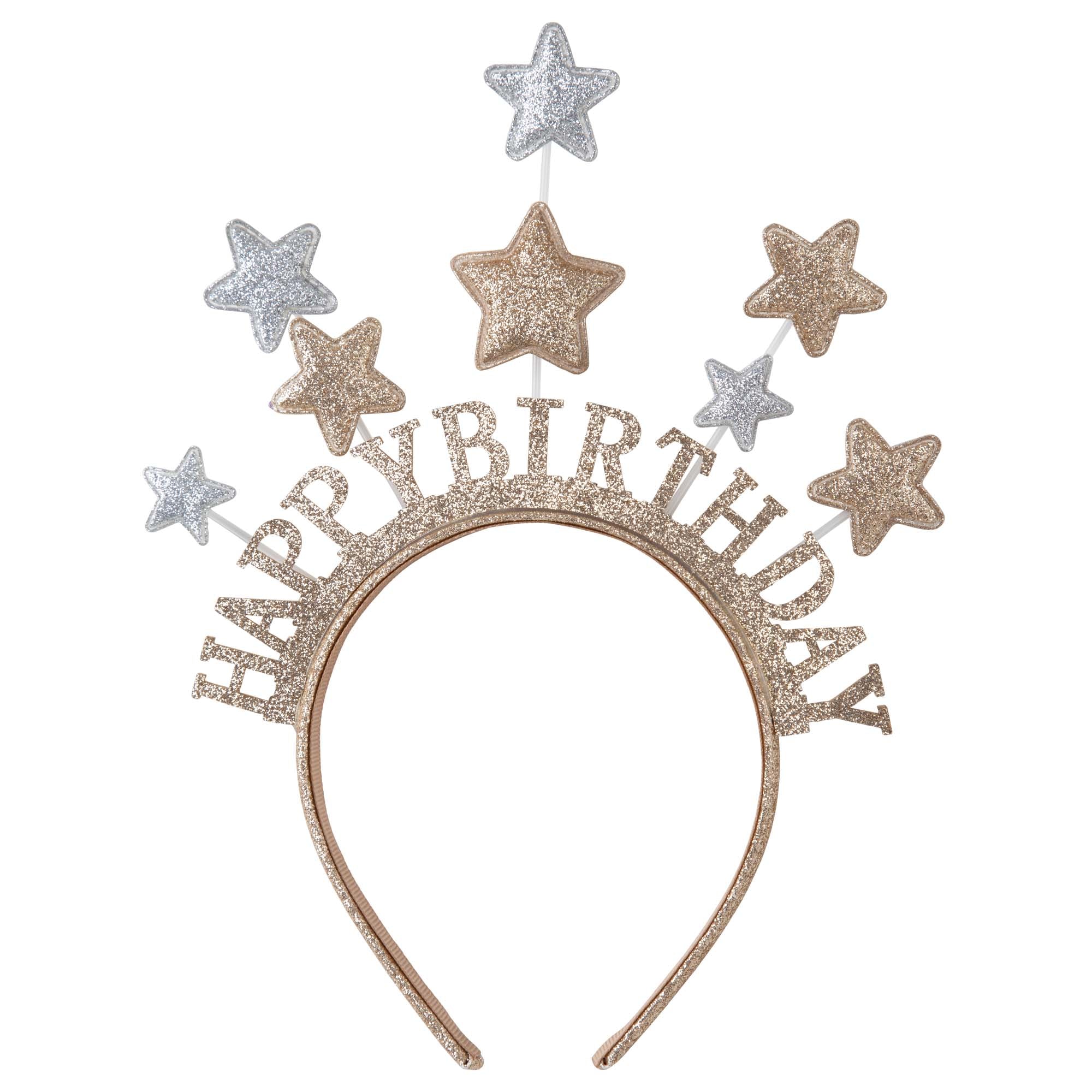 Birthday Star Headband - Gold - Designer Kidz