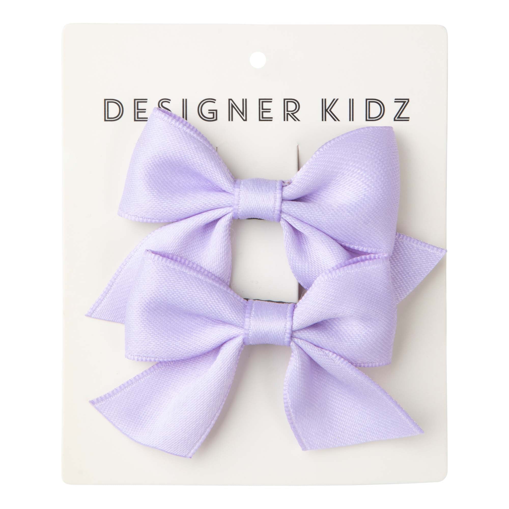 Bow Hair Clip Pack - Lavender - Designer Kidz