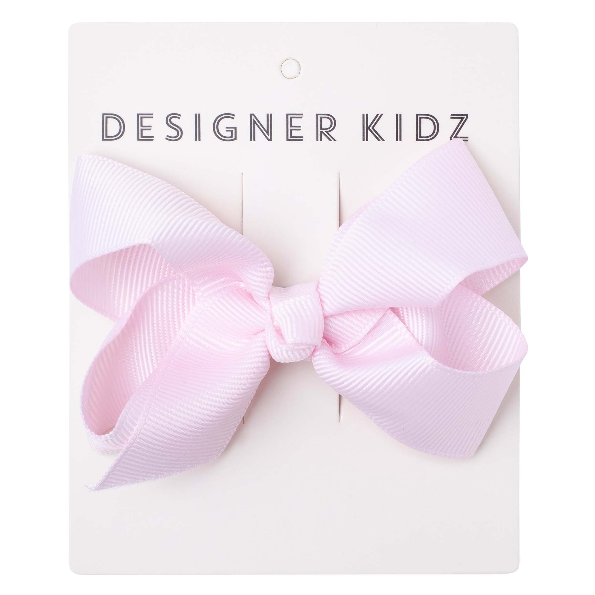 Bow Hair Clip - Pink - Designer Kidz