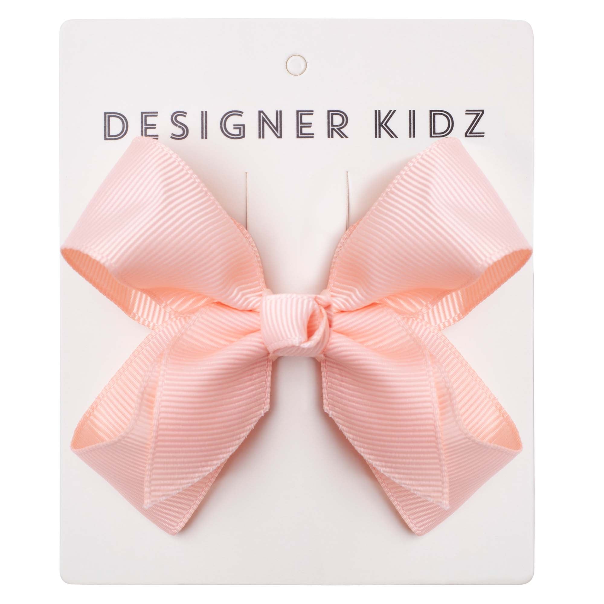 Bow Hair Clip - Tea Rose - Designer Kidz