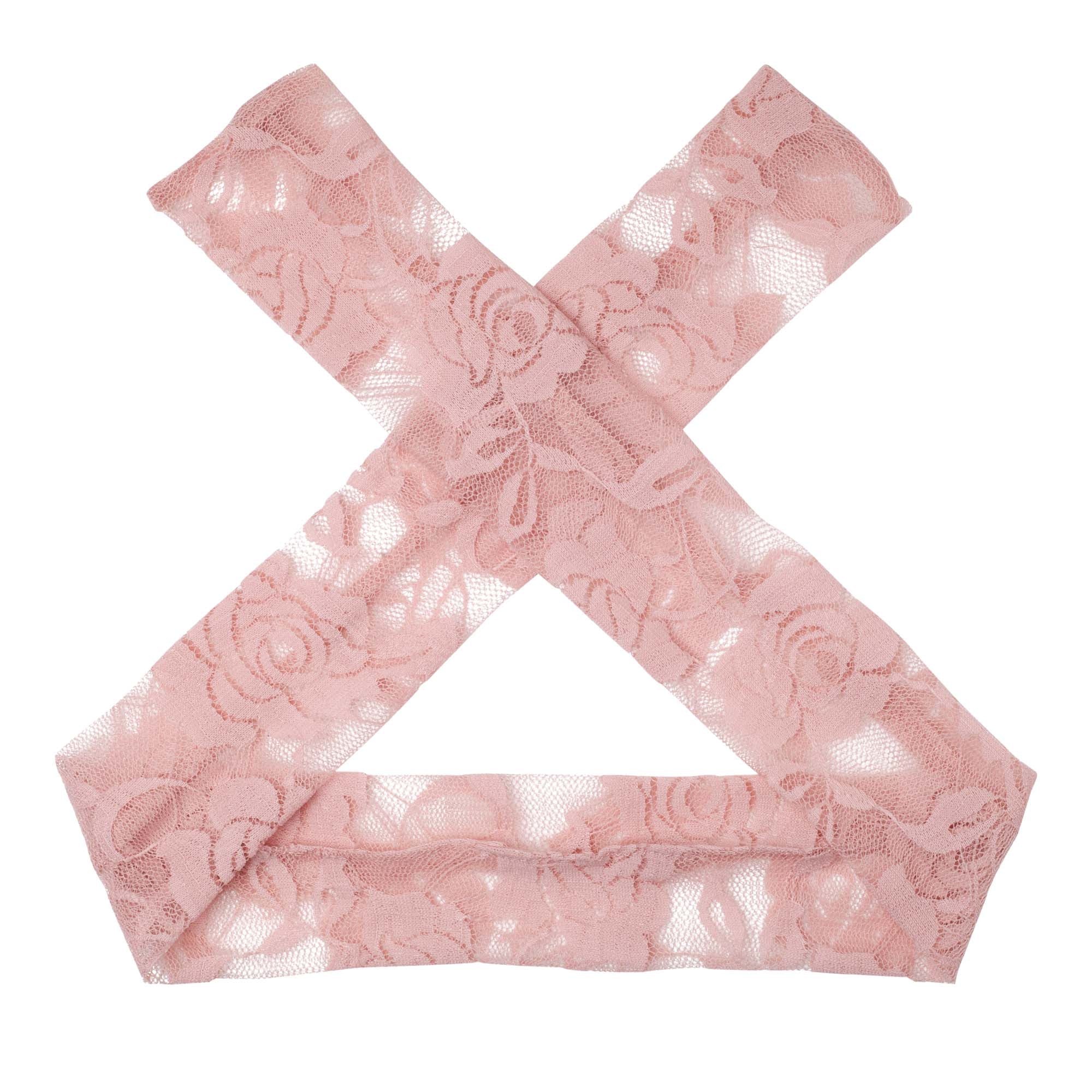 Candi Lace Headband - Tea Rose - Designer Kidz