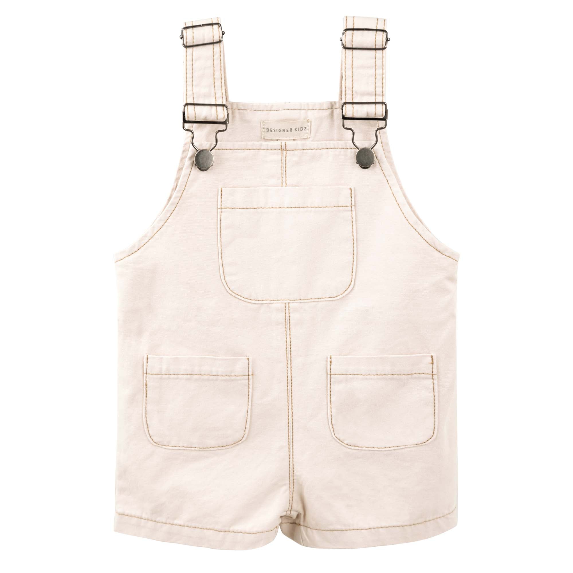 Charlie Overalls - Ecru - Designer Kidz