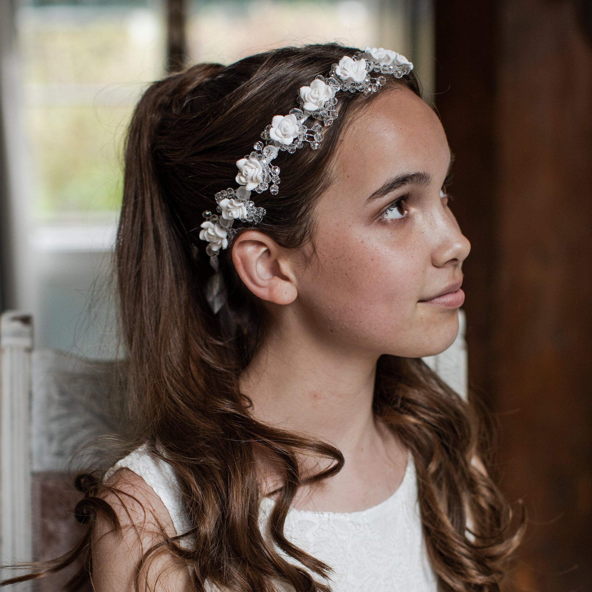 Crystal Flower Crown - Designer Kidz