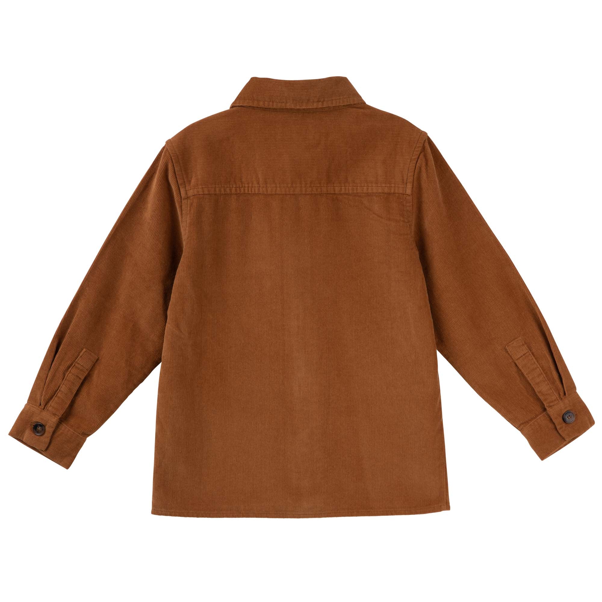 Jack L/S Cord Overshirt - Rust - Designer Kidz