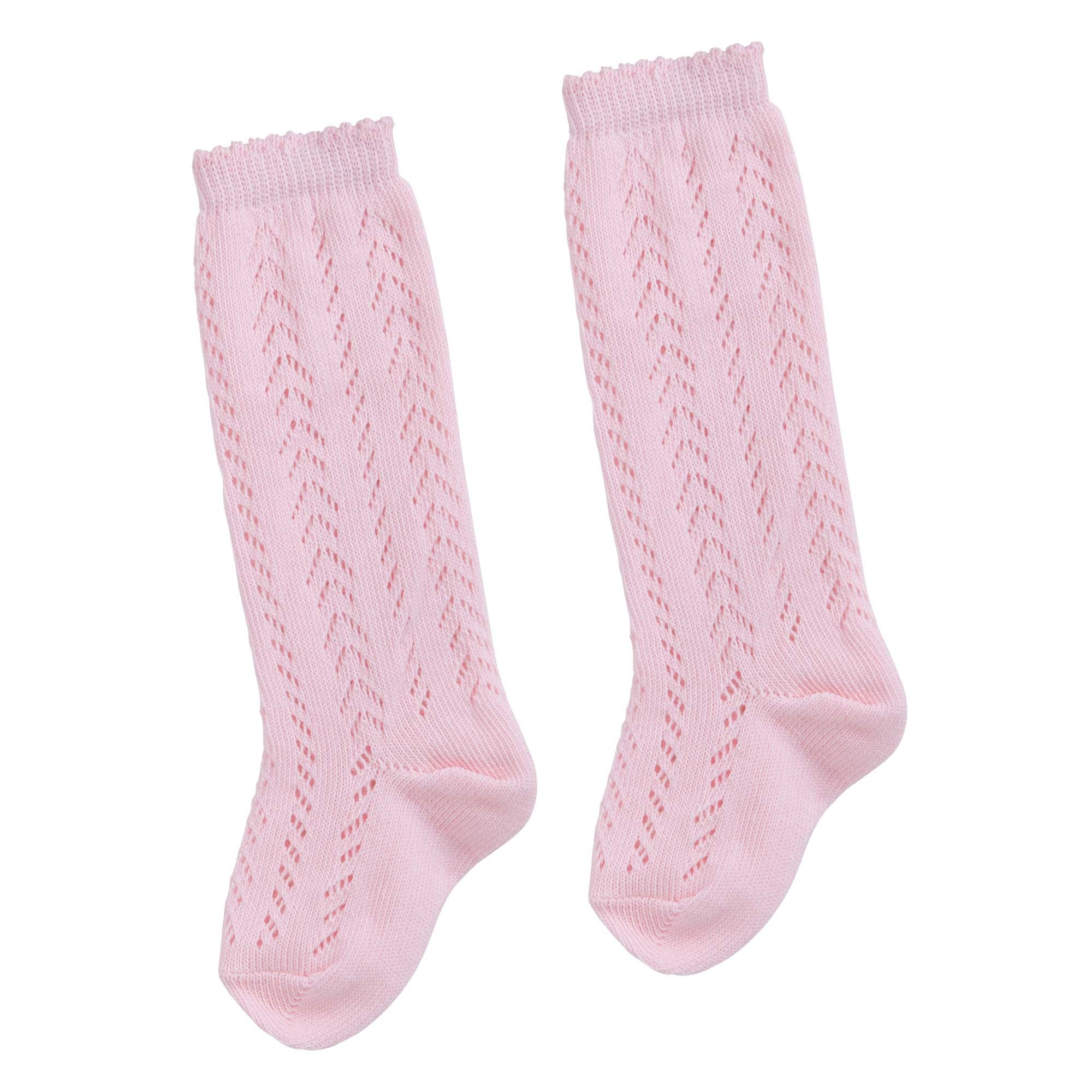 Knee High Socks - Pale Pink - Designer Kidz