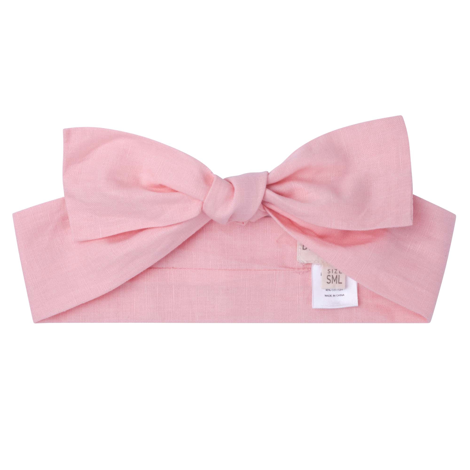 Linen Headband - Rose Pink - Designer Kidz