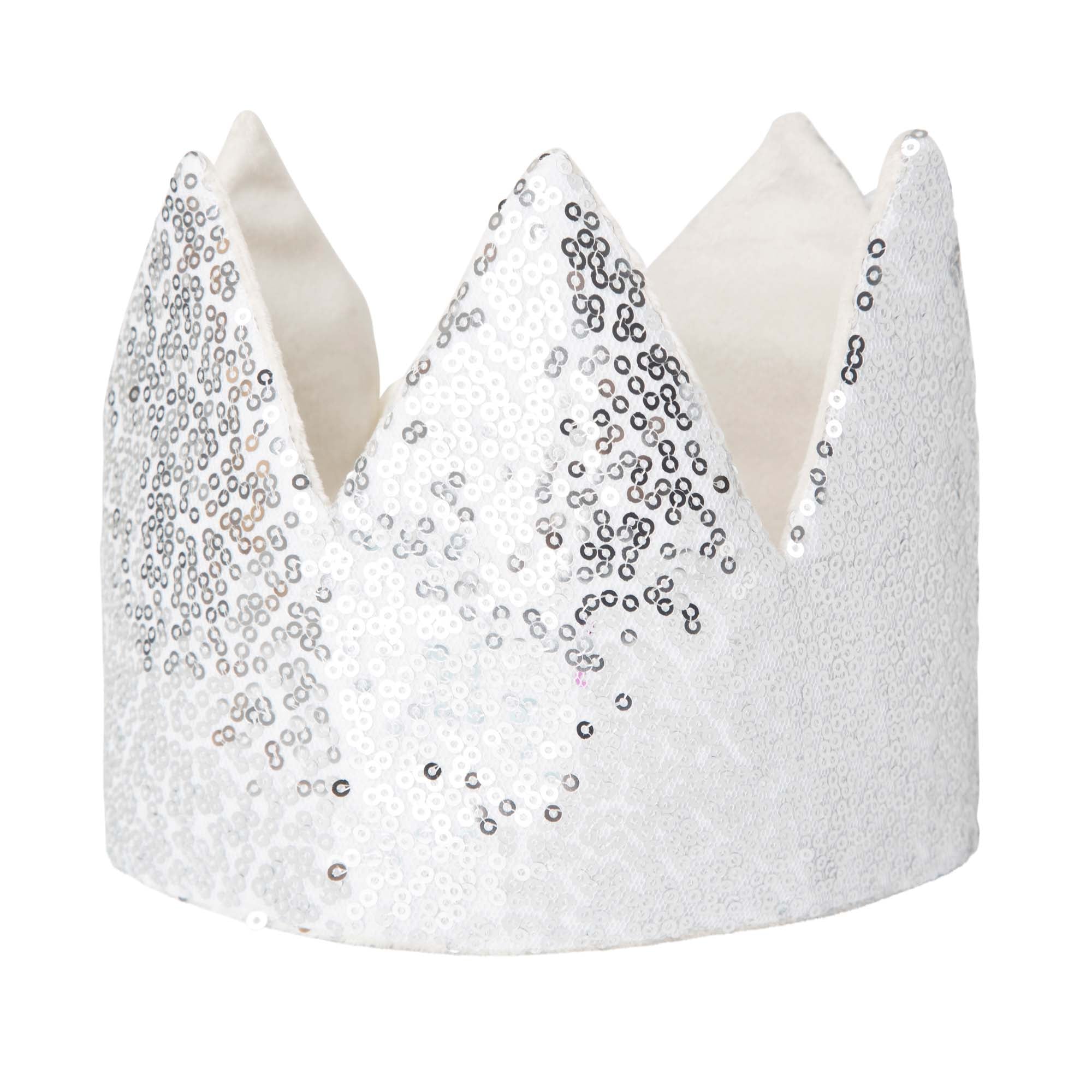 Princess Party Crown & Wand Set - Silver - Designer Kidz